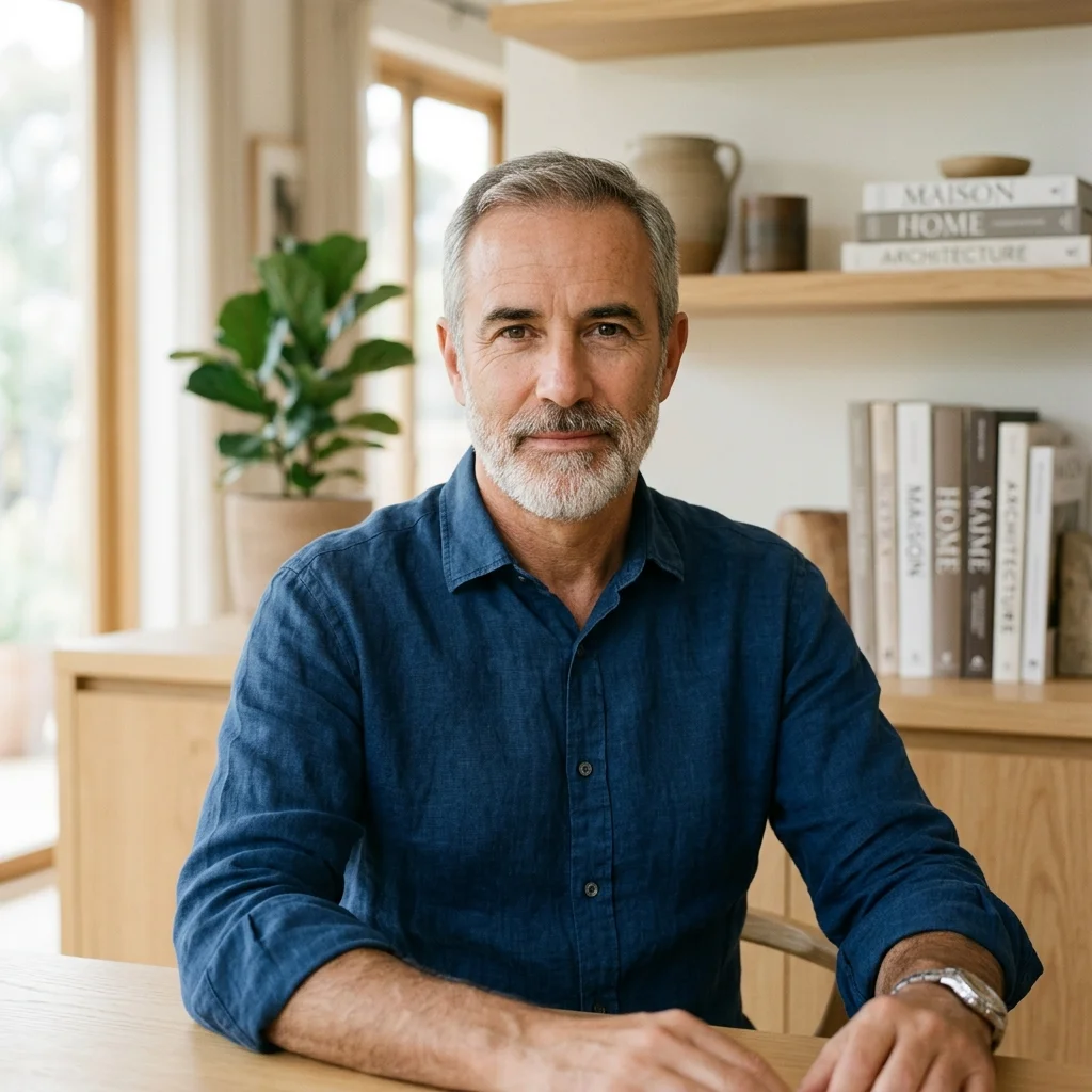 Portrait de Noah Lantier, rédacteur en chef d'Habitat & Cie